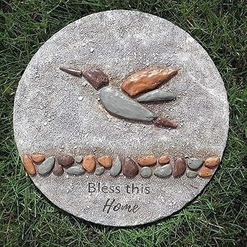 Roman Giftware Inc., Colección Jardín, 11.75 pulgadas de profundidad de colibrí, religioso, inspirador, duradero (11 x 11 x 1)