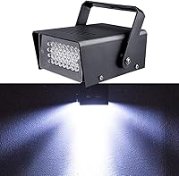 Vista 1 de 32 luces LED estroboscópicas para Halloween, mini luz estroboscópica de Halloween, luces estroboscópicas para habitación, luz estroboscópica