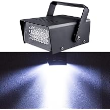 Mini 32LED White Disco Light Strobe Light for Party [Energy Class E]