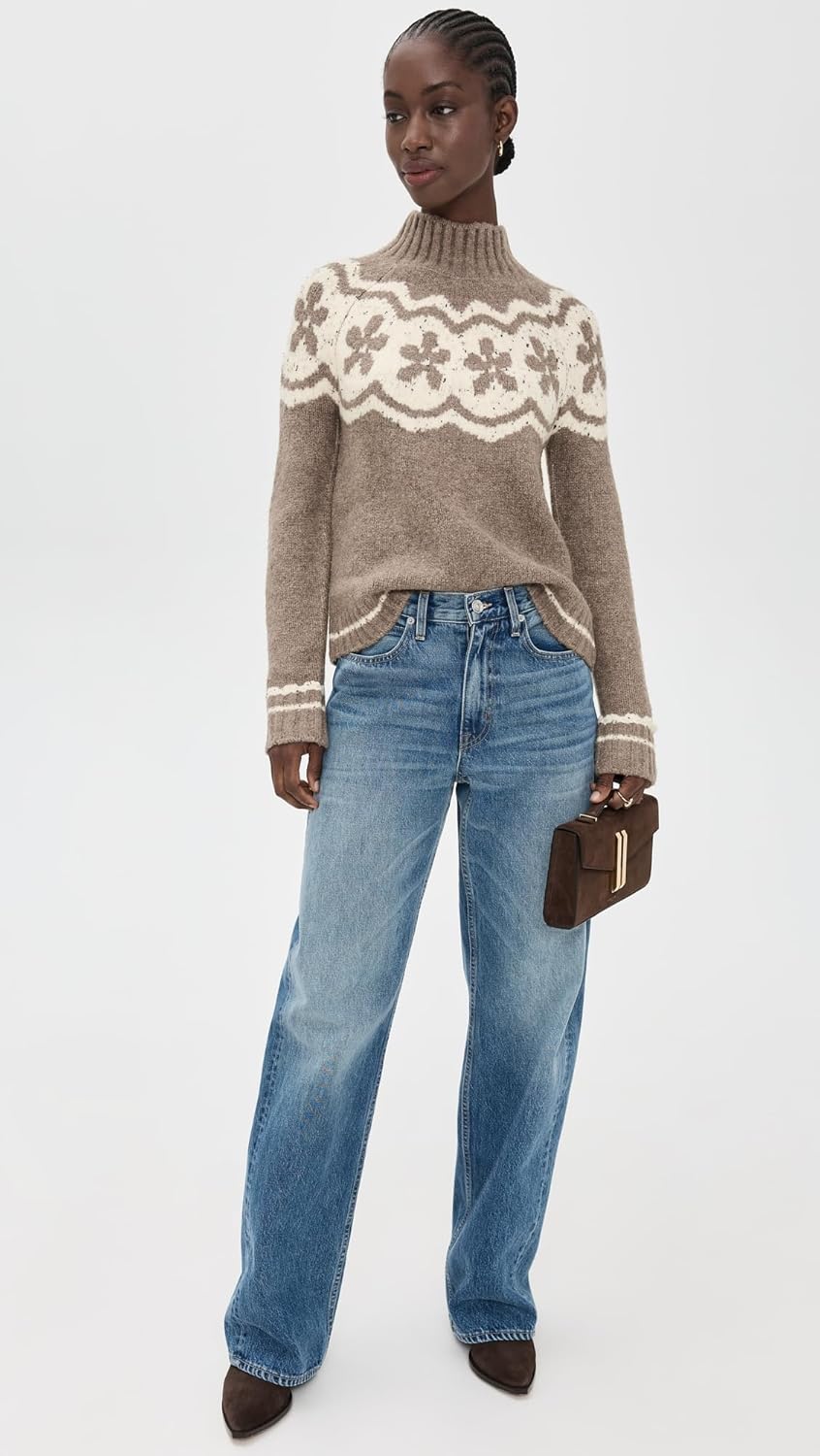 Saylor Women's Blanche Fair Isle Sweater - Image 5