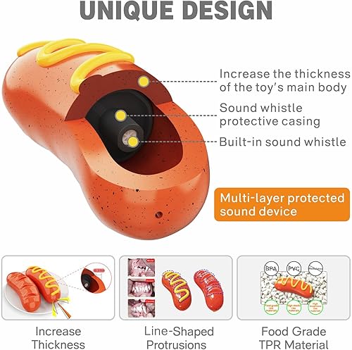 Miniatura 7 de LiuMelinda Juguetes masticables para perros para masticadores agresivos, juguete indestructible para masticadores agresivos, juguetes resistentes