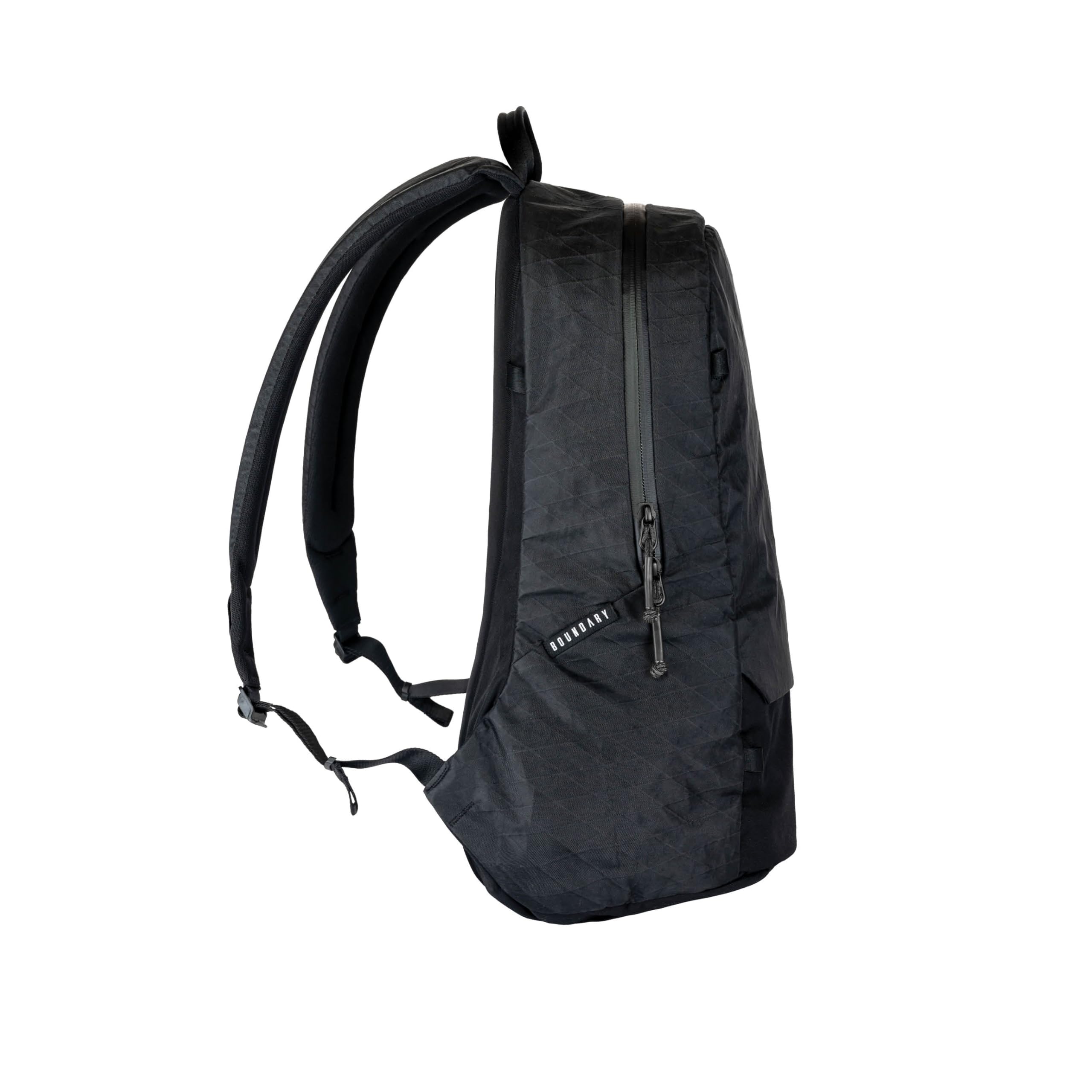 Boundary Supply Rennen X-Pac Sac à dos de jour, 20 l, étanche, noir, design minimaliste