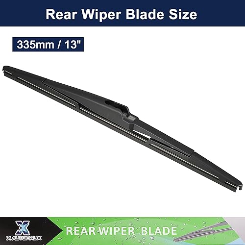 Miniatura 2 de X AUTOHAUX Repuesto de limpiaparabrisas trasero para Hyundai Santa Fe DM 2013-2017 para Hyundai Grand Santa Fe 2013-2017