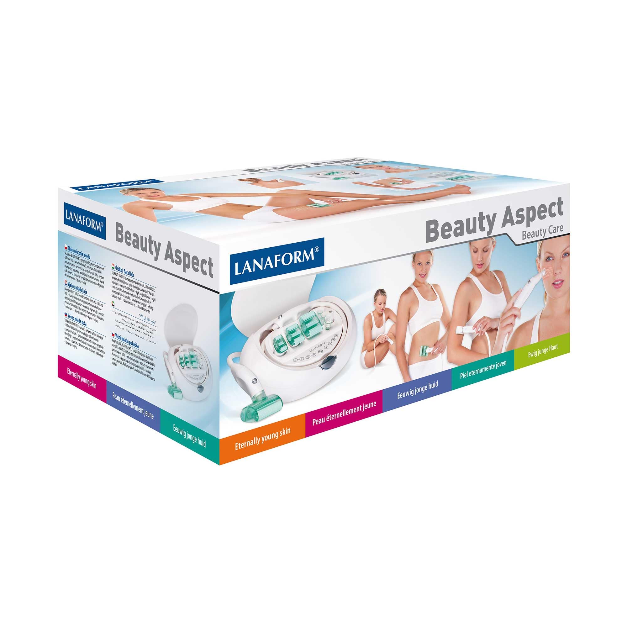 Beauty Aspect - Massaggiatore Anticellulite Vacuum - Massaggio Drenante Lift Roll - Trattamento Pelle A Buccia Corpo Viso - Stimolazione Profonda Tessuti - Programmi Intensità Regolabile – Gambe
