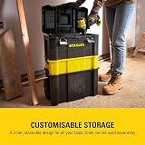 STANLEY Essential Rolling Workshop Toolbox, 3-in1 Stackable Units, Portable Tool Solution, STST1-80151 - 6