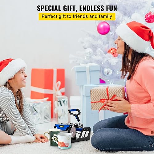 Miniatura 2 de VEVOR Accesorio de prensa de calor para tazas, 6 onzas, 11 onzas, 12 onzas, 17 onzas, cuatro elementos de transferencia de calefacción para prensa