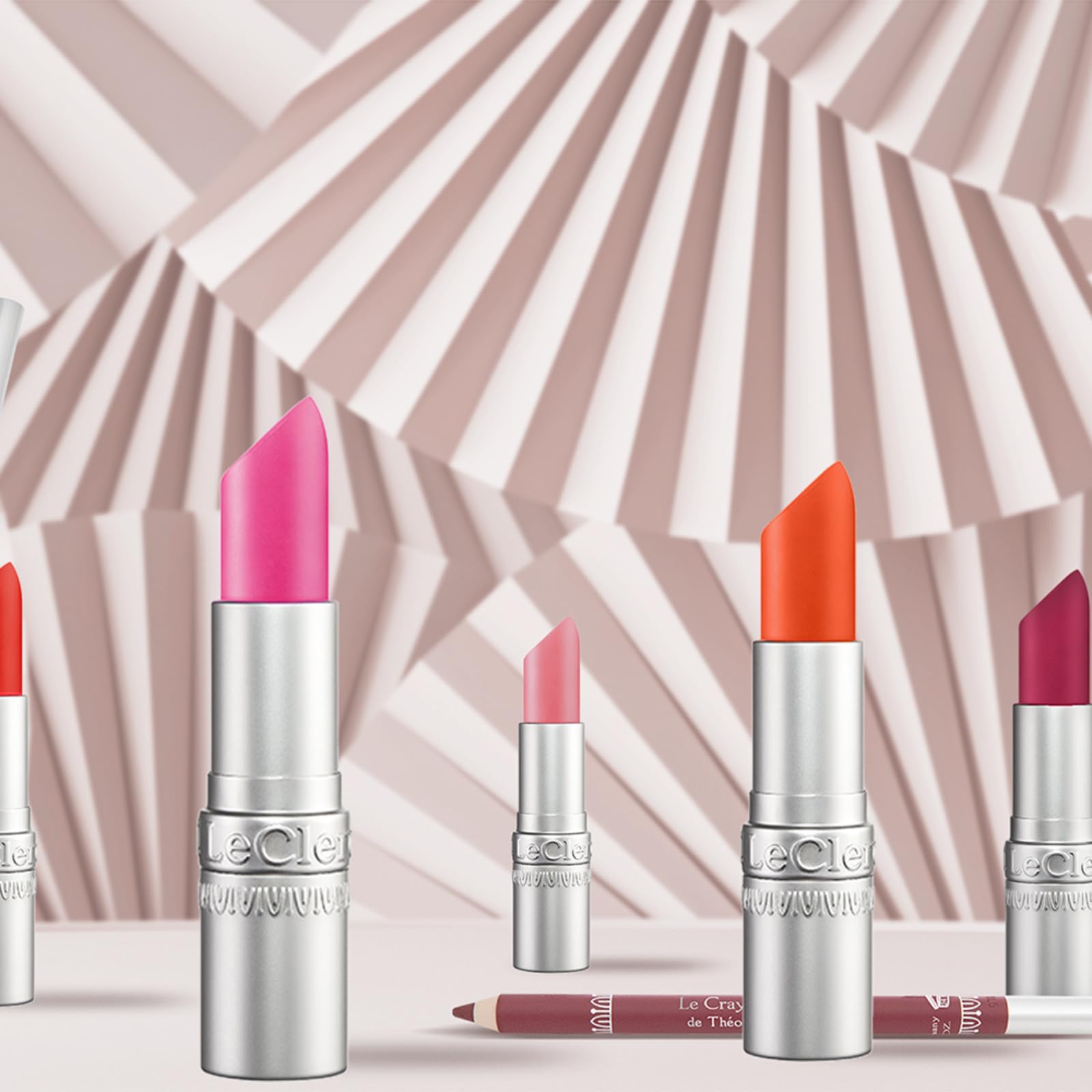 T. LeClerc - Rouge à Lèvres Satin - Teinte 42 Fascinant - Vegan - Testé Sous Contrôle Dermatologique