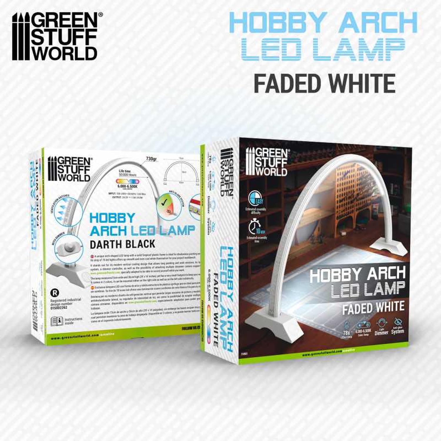 Green Stuff World Hobby Arch Led Lamp Faded White