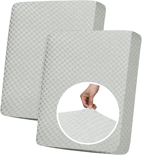 Miniatura 75 de YEMYHOM Últimas Fundas de Sofá a Cuadros de 4 Piezas para Sofá de 3 Cojines Extra Grande de Alta Elasticidad Engrosada Funda de Sofá para Perros