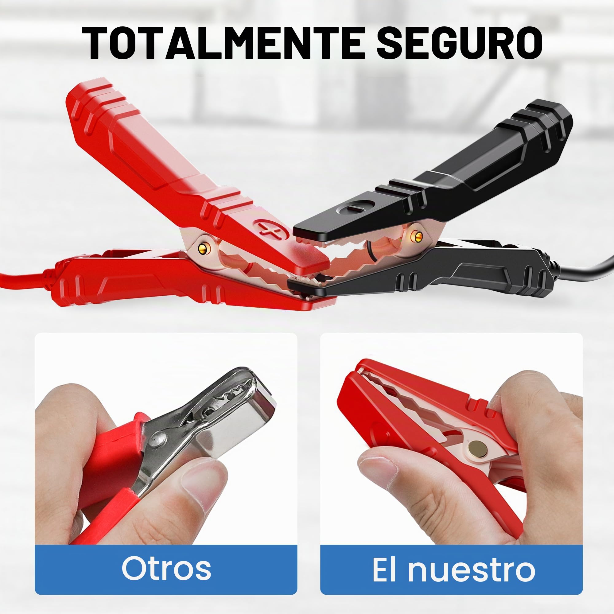 TOPDON Comprobador de Baterias de Coche BT100, Comprobador de Baterias 12V 100-2000CCA, Prueba de Arranque del Motor y Prueba del Sistema de Carga Para Coche, ATV, SUV, Camión y Barco