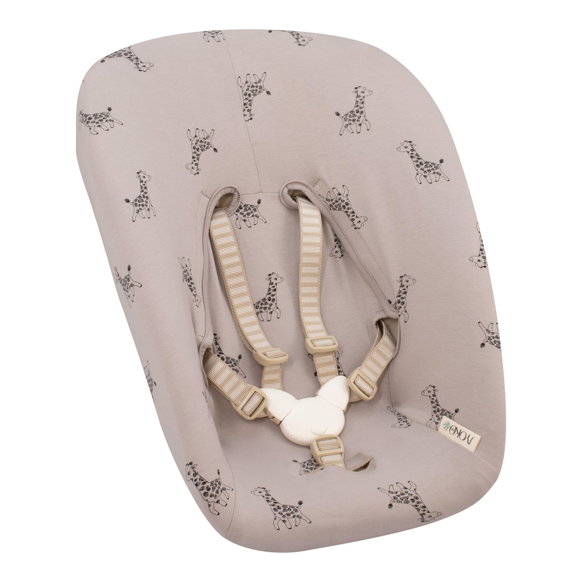 JYOKO KIDS Cotton Cover Compatible with Stokke NewBorn (GIRAFFE) - Image 2