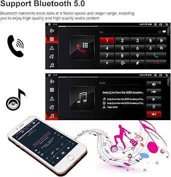 Stereo for F30 NBT: 6+128G Car Radio Android System Head Unit with Bluetooth Carplay for BMW F31 F32 F33 F34 F36 2013-2016, 10.25 Aftermarket Touch Headunit Screen Replacement with Backup Camera GPS