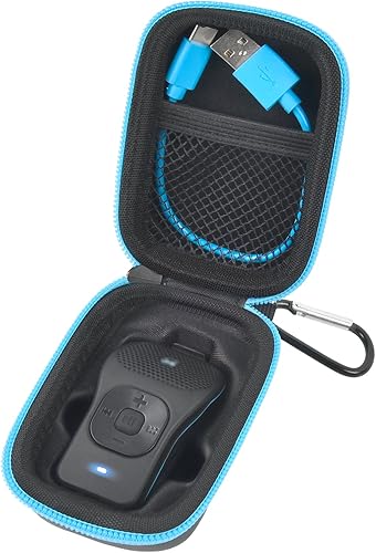 Estuche de transporte para altavoz Noxgear de 1.49 oz con clip Bluetooth, con clip magnético, altavoces portátiles inalámbricos, mini caja de