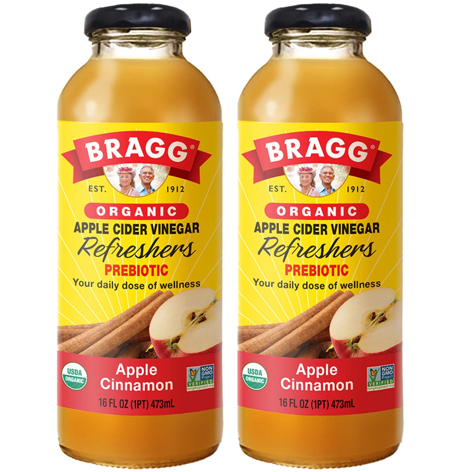 Amazon.com : Bragg Acv Apple Cinnamon 36x 16OZ : Grocery & Gourmet