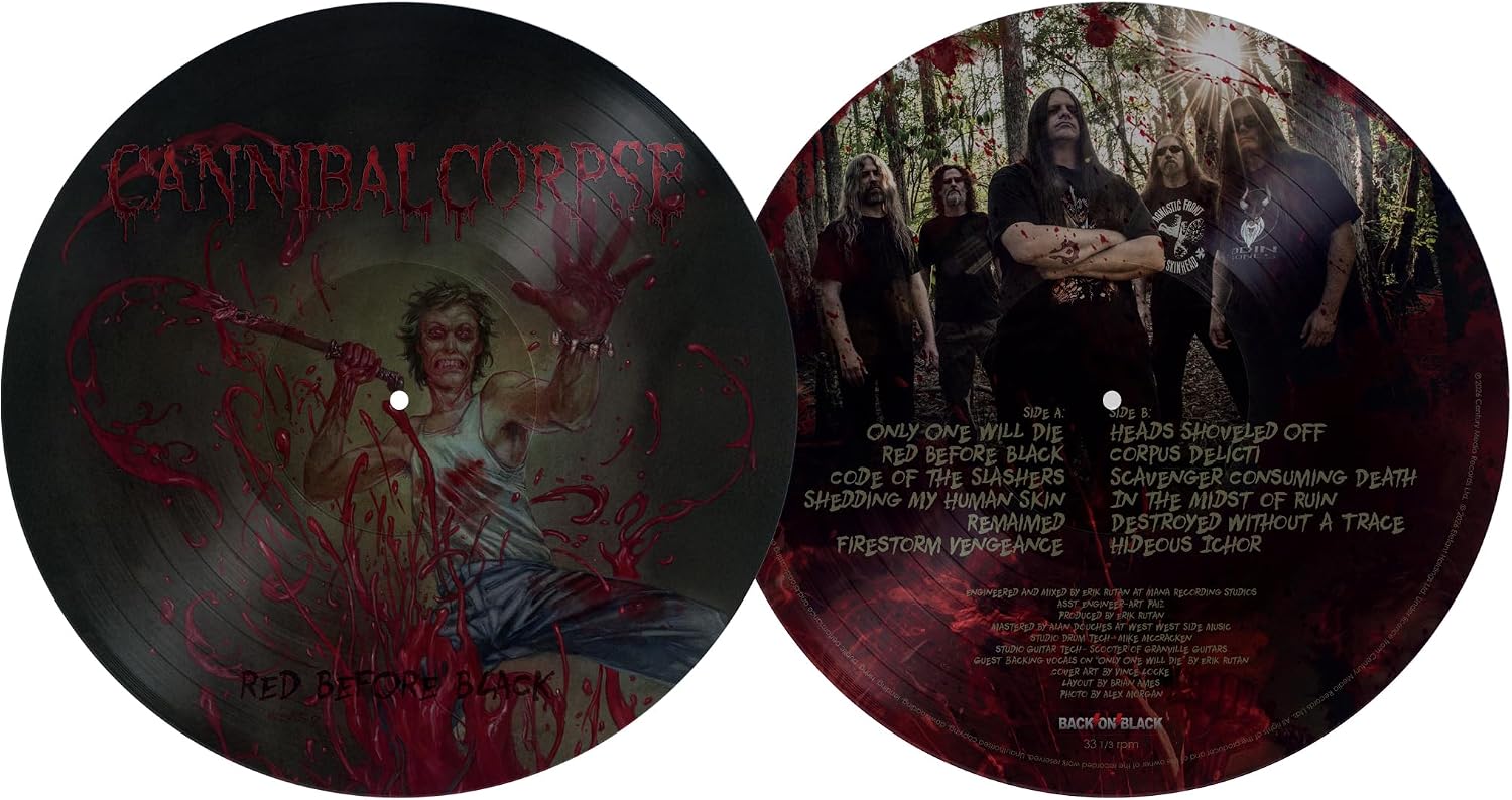Red Before Black - Picture by Cannibal Corpse — album cover