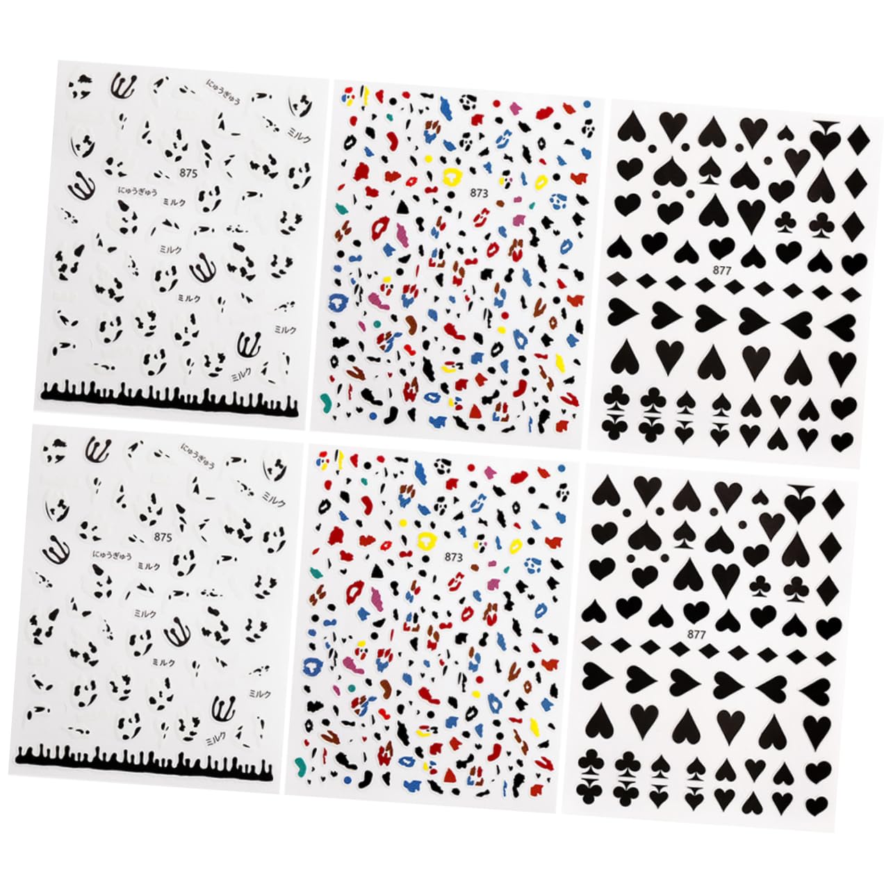 FRCOLOR 30hojas Pegatinas De Uñas De Estampado De De Calcomanías De De Uñas De Nail Art Manicura y Decoración