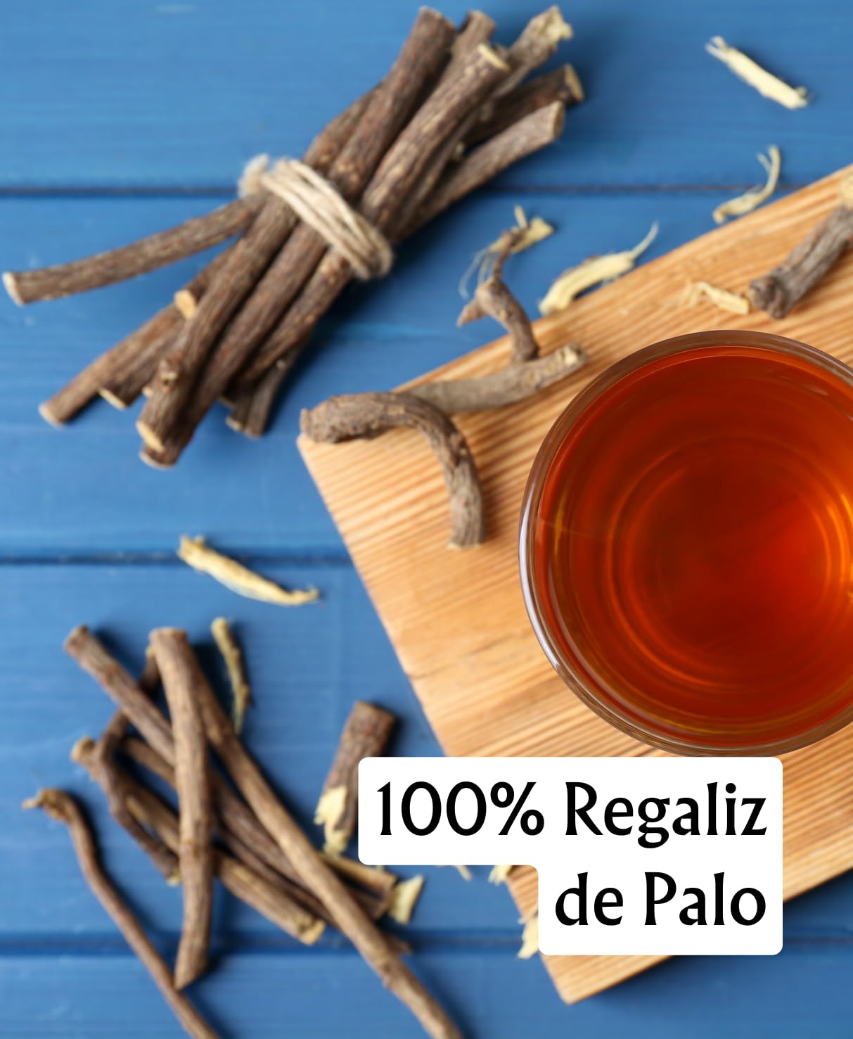 Regaliz de Palo Seca - Bolsa de 100 gr de Regaliz de Palo - Paloduz - Palos de Regaliz - Regaliz Palo Deshidratada - Producido en España
