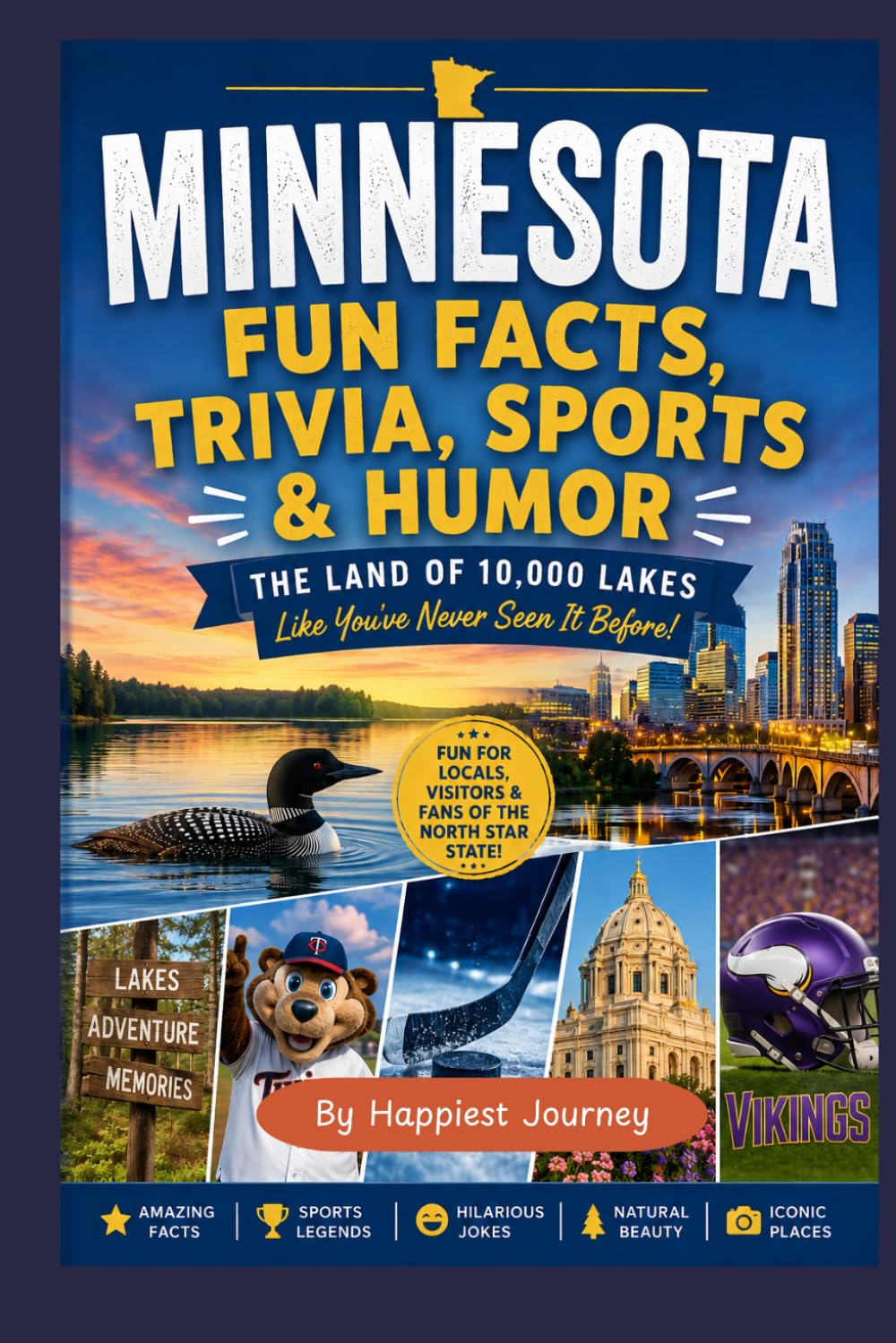 Minnesota Fun Facts, Trivia, Sports, and Humor: The Land of 10,000 Lakes Like You've Never Seen It Before