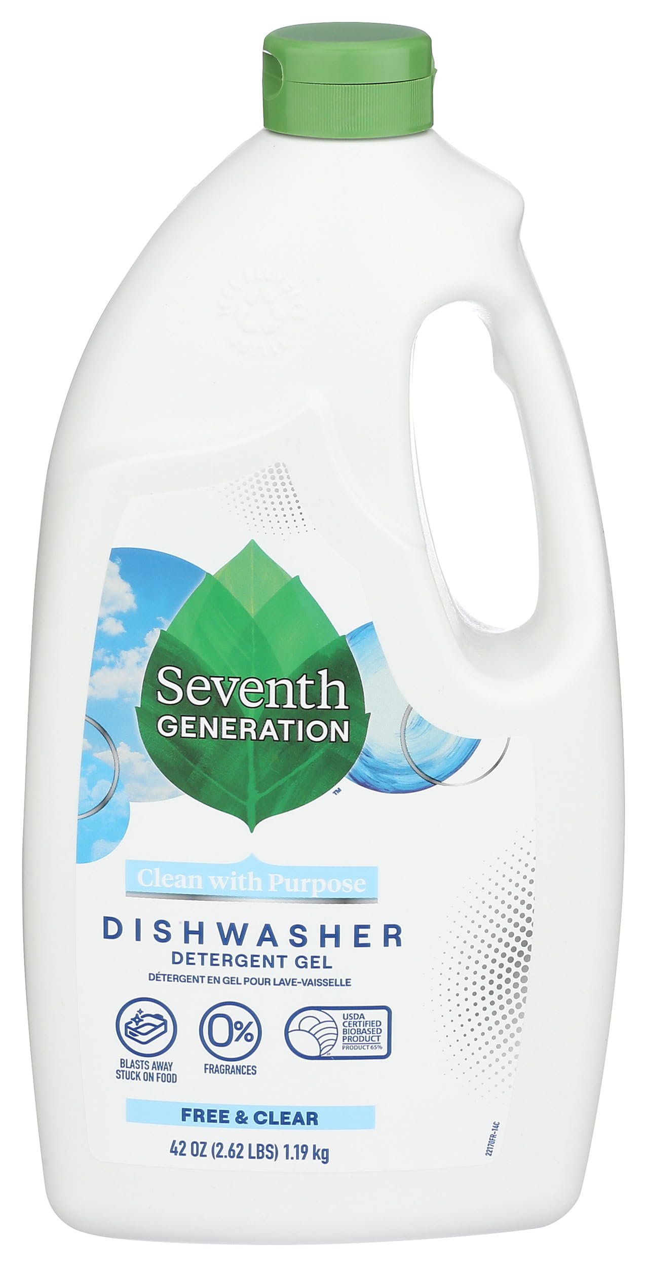 Seventh Generation Free and Clear Dishwasher Detergent Gel 42 Fluid ounceU.S. EPA Safer Choice