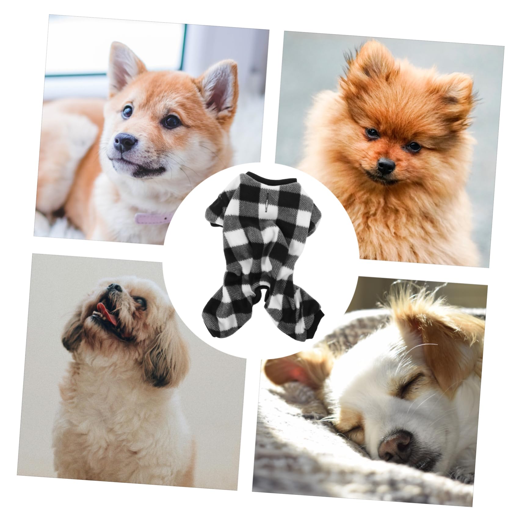 HANABASS 4stücke Hundeweste Für Winter Atmungsaktive Und Winddichte Hundekleidung Für Kleine Und Mittelgroße Hunde Bequeme Und Warme Haustierbekleidung Schwarz s