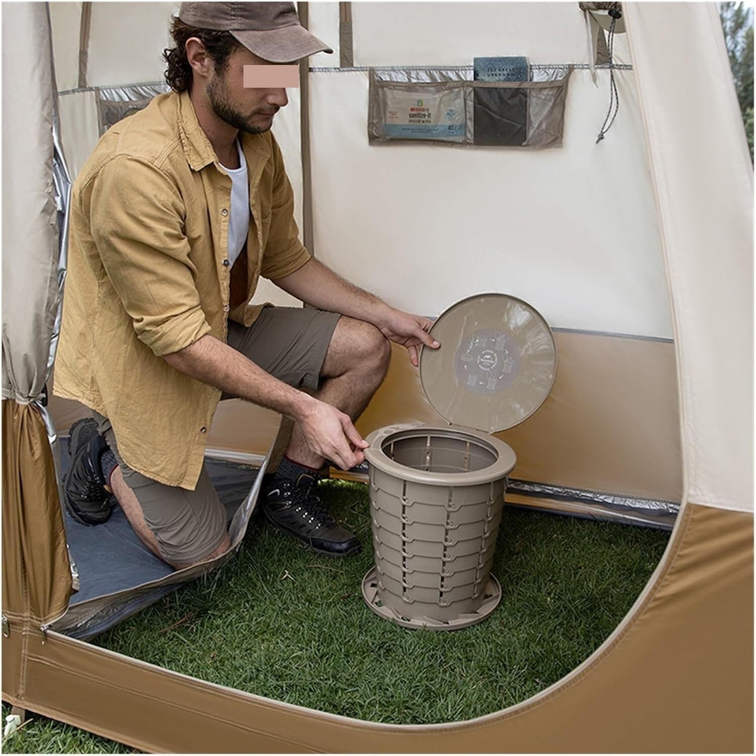 Camping-Zelt, Pop-up-Zelt ， Duschzelt Badewanne Umkleidekabine Zelt Unterschlupf Zelte Tragbares Outdoor-Campingzelt Campingzelt