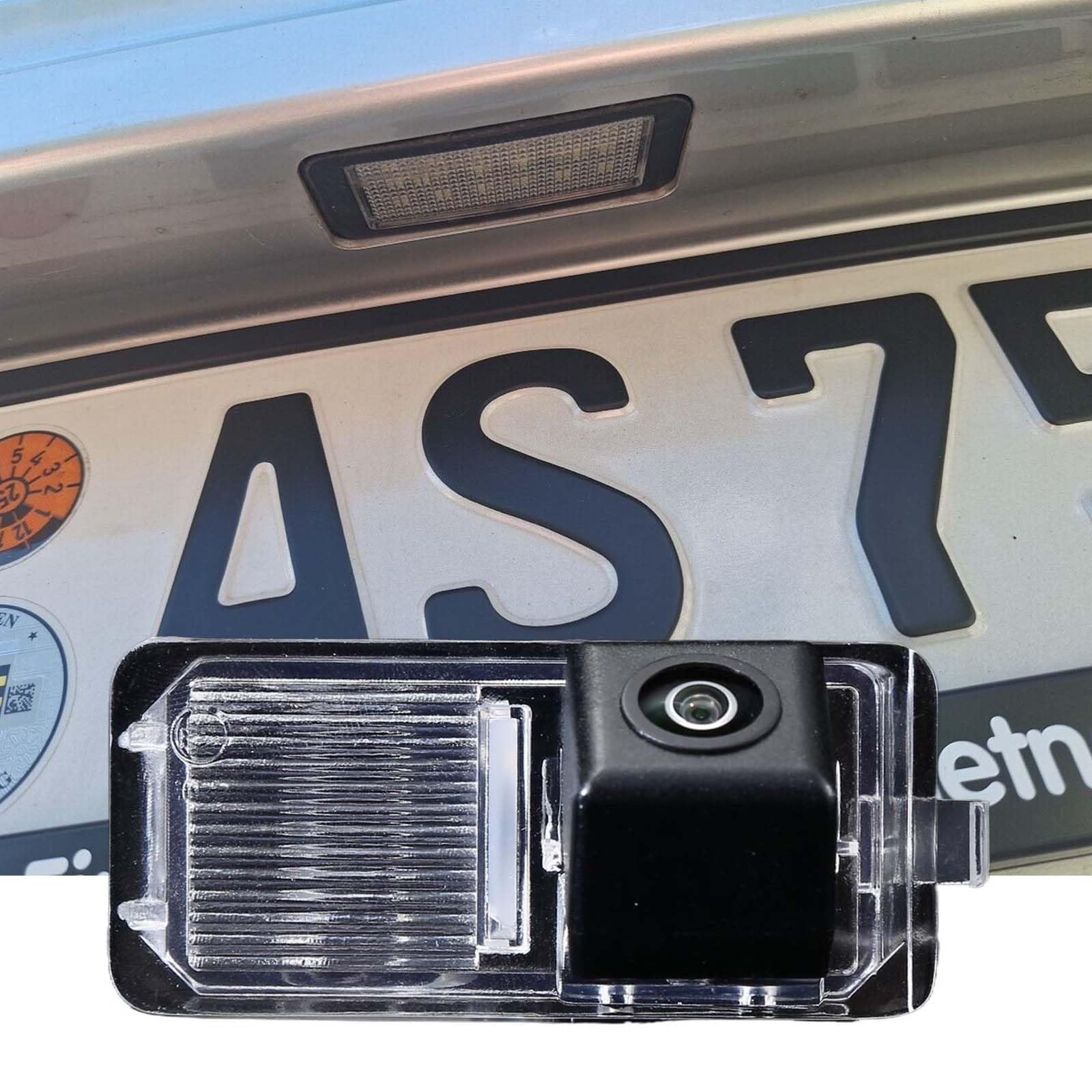 HD Auto 170 ° grandangolare luce targa retromarcia posteriore parcheggio backup telecamera di ricambio per Seat Mii/Skoda Citigo E-Citigo/UP/E-up/Seat Mii/e-Mii/Ibiza IV 4 Sport Coupé 6J 6J1 6J5 6P1