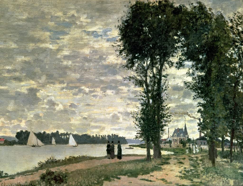 Impression Prints Toile Les Bords de Seine à Argenteuil Monet pour s'évader - 5