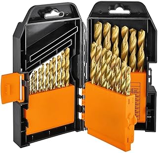 WARRIOR 29-Piece Titanium Nitride High Speed Steel Drill Bit Set