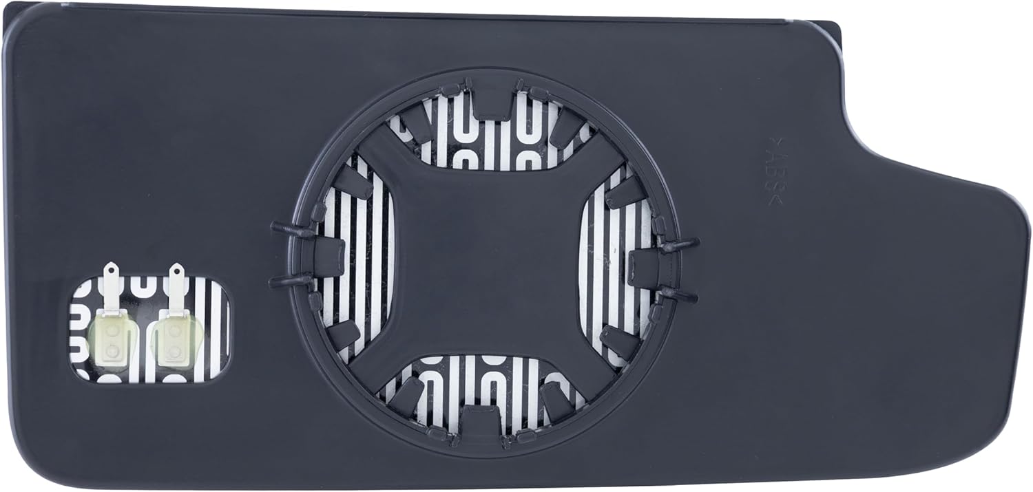 EAP Driver Side Mirror Glass Compatible with Silverado 1500 2014-2018, Silverado 2500 3500 2015-2019, Sierra 1500 2014-2018, Sierra 2500 3500 2015-2019, Lower,Heated 23444114 GM1324150