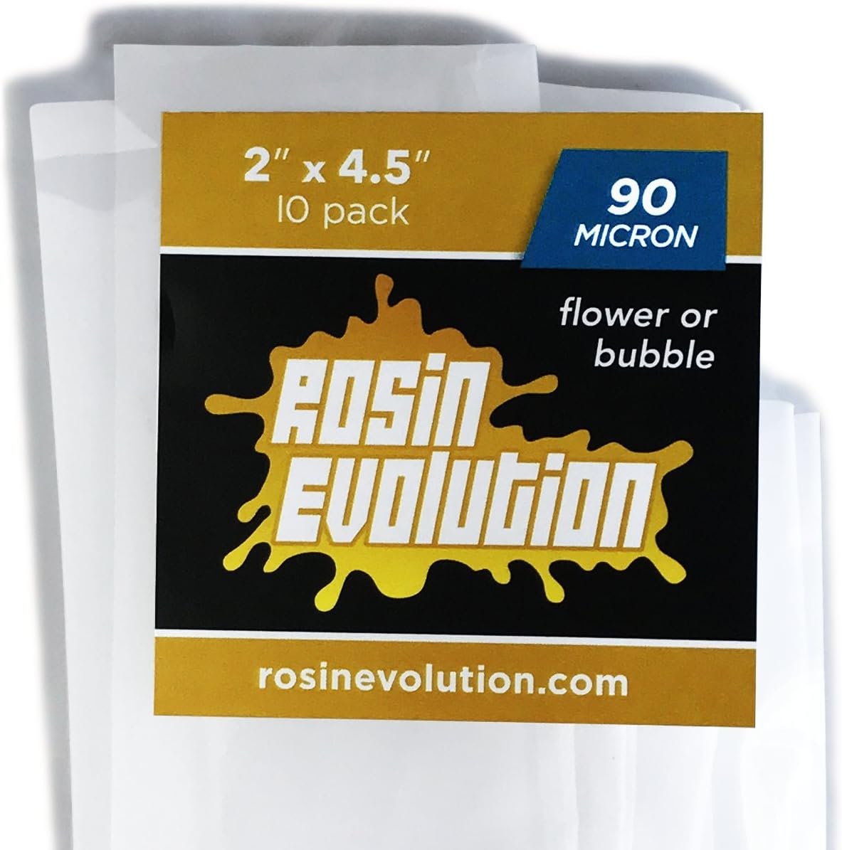 Press Bags - 90 micron (2" x 4.5") - 10 pack
