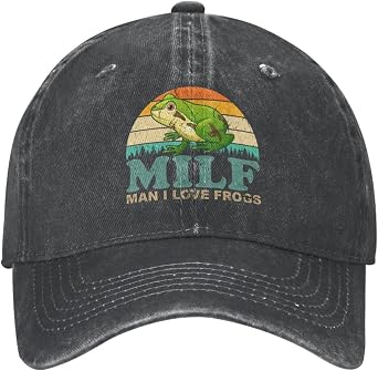 Frogs Hat Man I Love Frogs Hat Men Baseball Cap Adjustable Caps