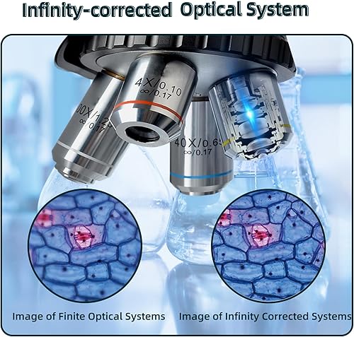 Vista 11 de SWIFT Microscopio compuesto trinocular SW350T, aumento 40X-2500X, cabeza de Siedentopf, grado de investigación, etapa mecánica de dos capas, cámara