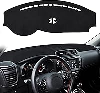Vista 9 de CARTIST Funda para salpicadero Compatible con Kia Soul 2014-2019 Accesorios Funda para salpicadero Alfombrilla antideslizante y antirreflejos
