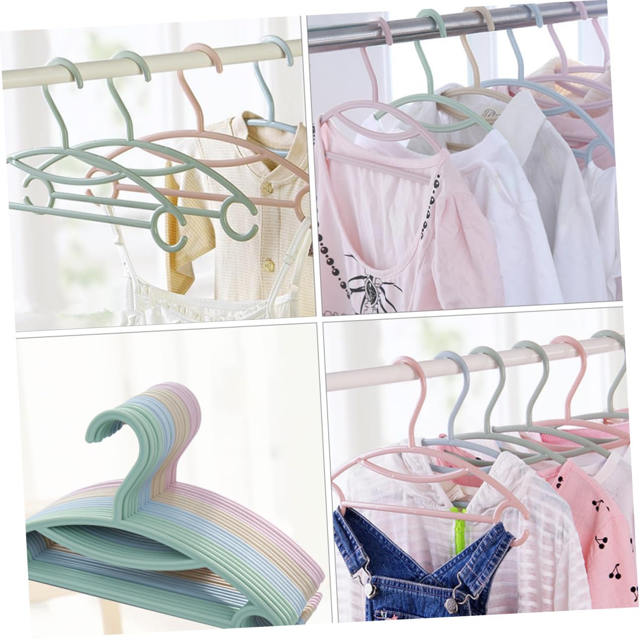 20 Stück rutschfeste Pp Kleiderbügel für Babykleidung zum Trocknen
