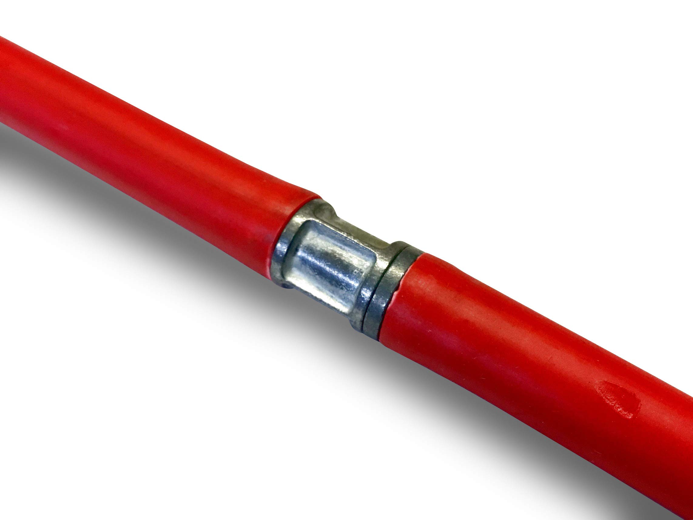 Kibros 4KIT20Ab Kit Profesional de Limpieza para Conductos No Revestidos Cepillo de Acero Plano Ø 200 mm 8,50 m con 6 Varillas Resorte de Inicio Chimeneas