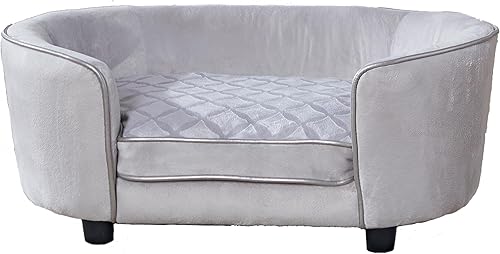 Miniatura 1 de Sofá cama para mascota Enchanted Home de Quicksilver 34x 3x 155in color plata