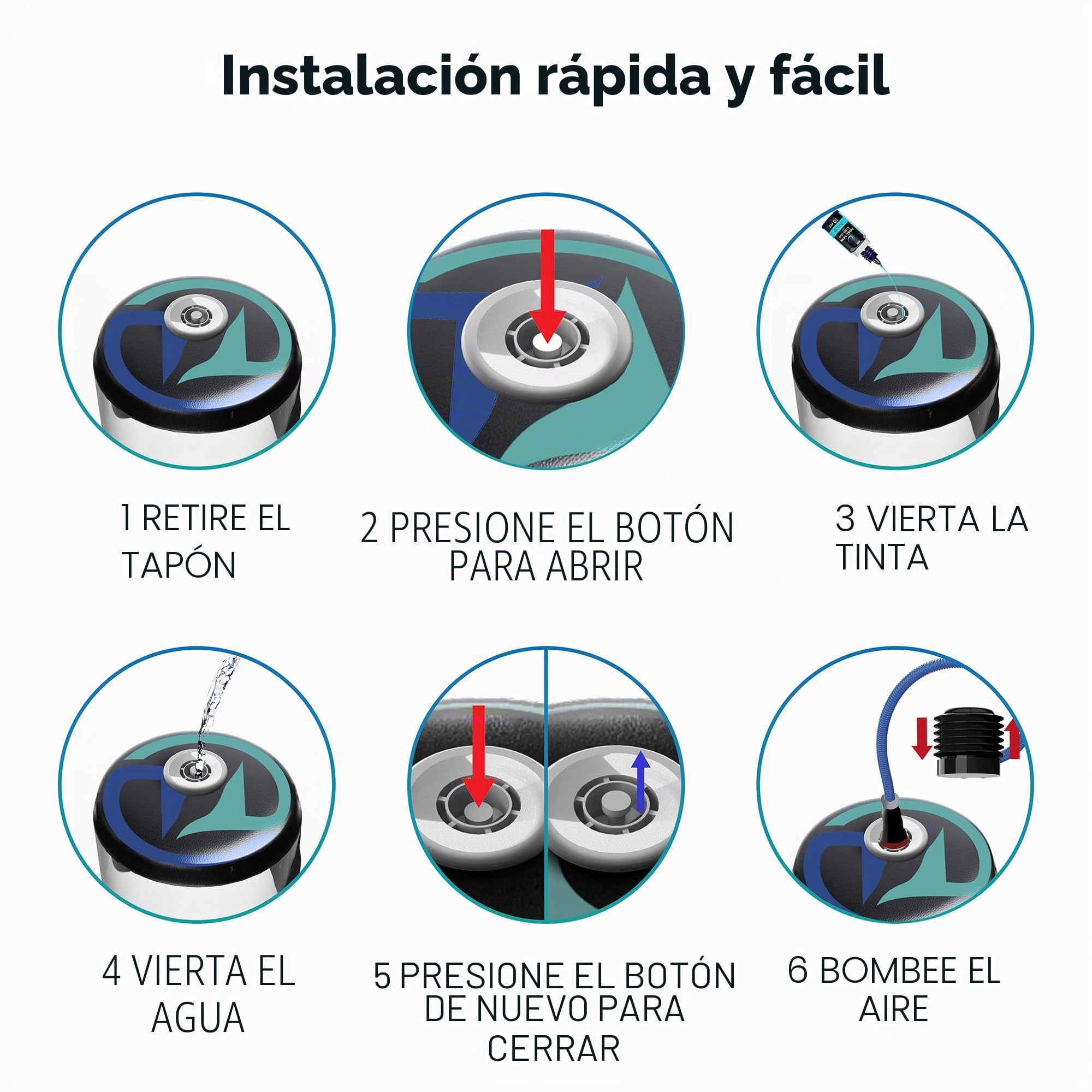 Tidal Tank: Aqua Bag en Lugar de Saco de Arena, Bolsa de Entrenamiento con Pesas de Agua, lo último en Entrenamiento de Core y Equilibrio, de 3 kg a 30 kg