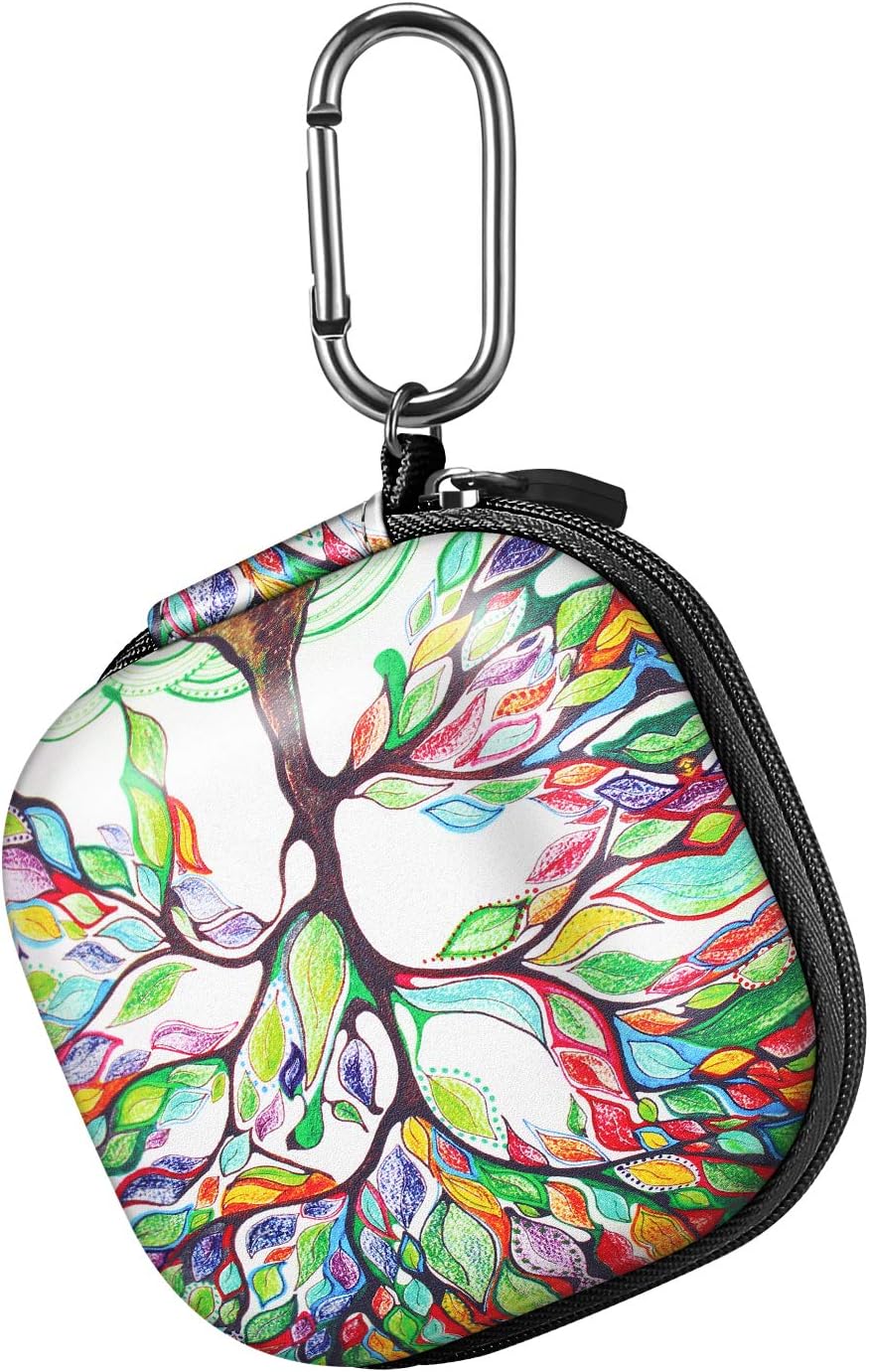 Fintie Case for Powerbeats Pro, Hard EVA Shockproof Portable Full Protective Cover Carrying Bag with Keychain for Powerbeats Pro Wireless Earphones (Love Tree)