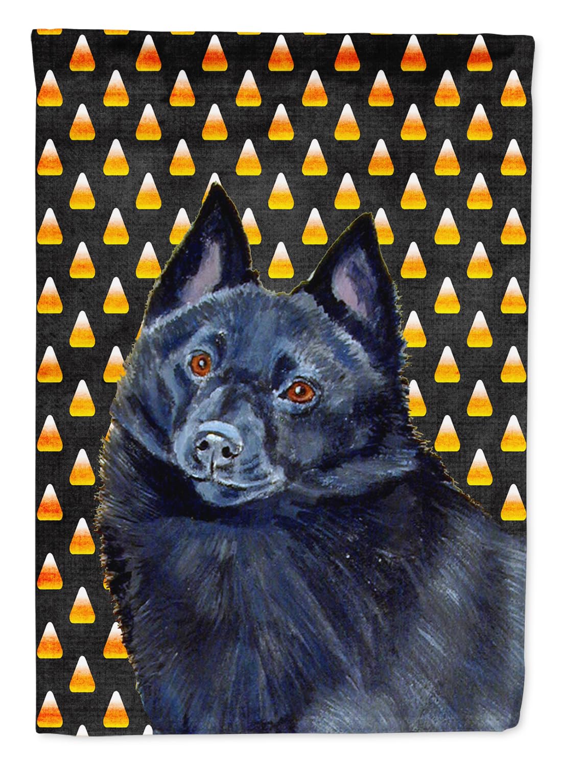 Drapeau Schipperke Caroline's Treasures LH9080GF pour embellir une pelouse triste en automne