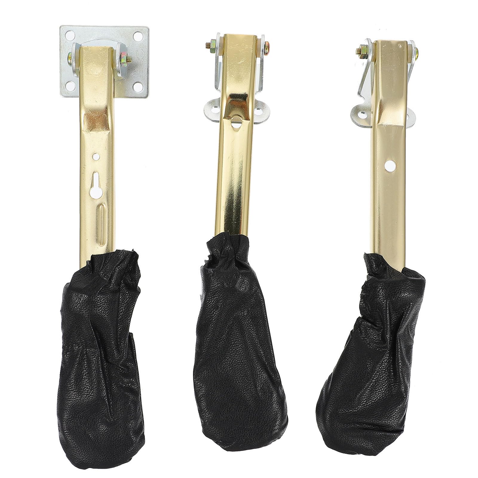 Pedales Piano Vertical 3 Piezas Accesorios Metálicos Dorados Soporte para Teclado y Repuesto para Músicos Profesionales