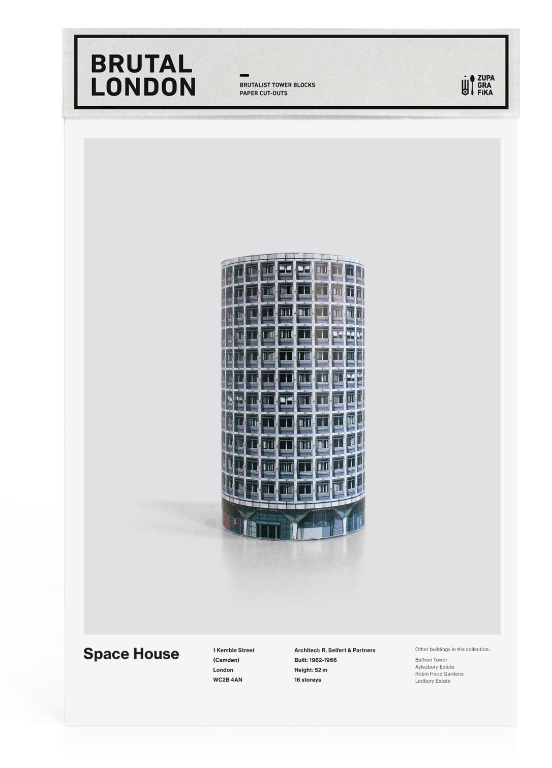 Brutal London: Space House: Build Your Own Brutalist London (Brutalist Architecture)