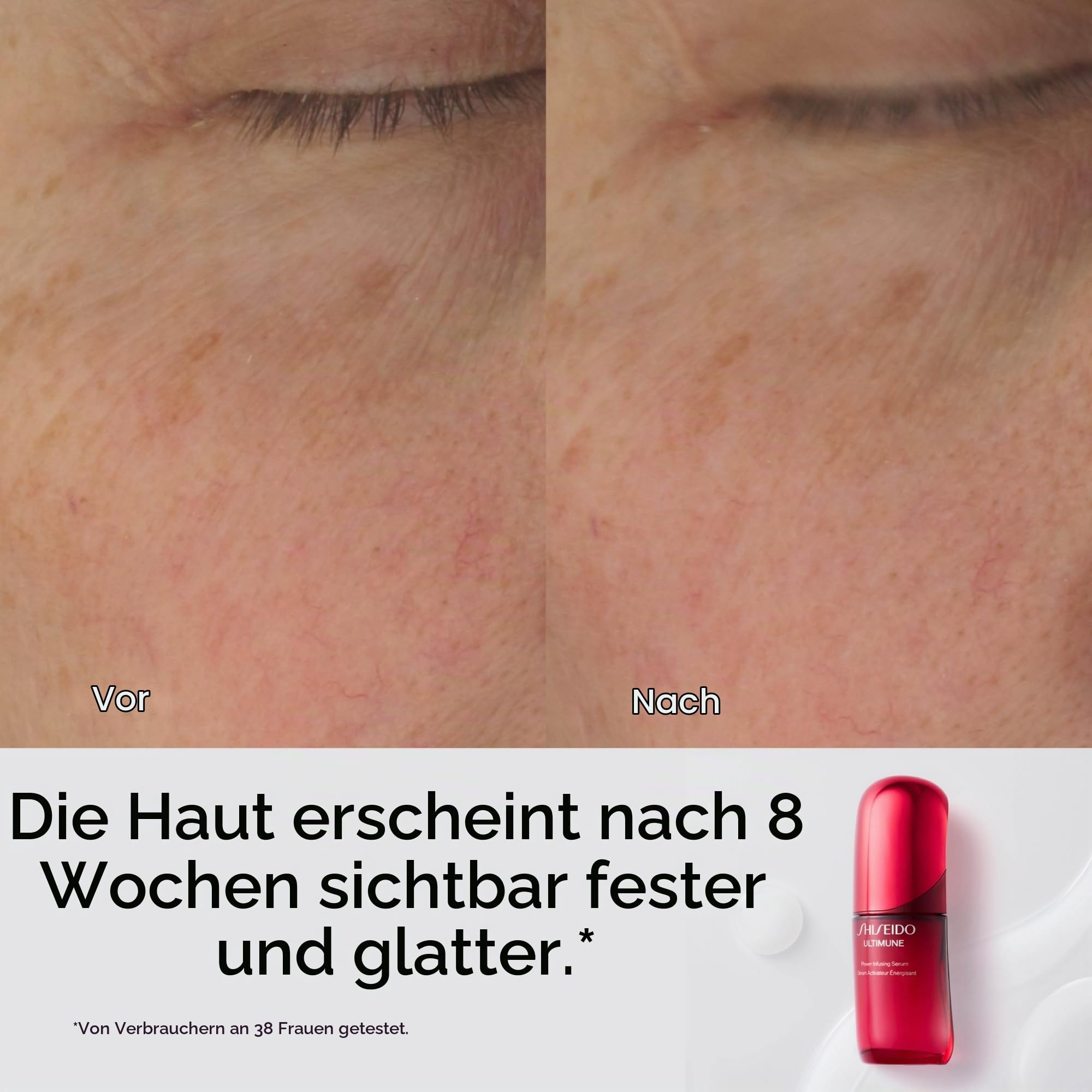Shiseido I Ultimune I Power Infusing Face Serum I Schnell einziehend | Hydratisierendes Anti-Aging-Serum I Stärkt Abwehrkraft und Feuchtigkeitsbarriere mit fermentierter Kamelie