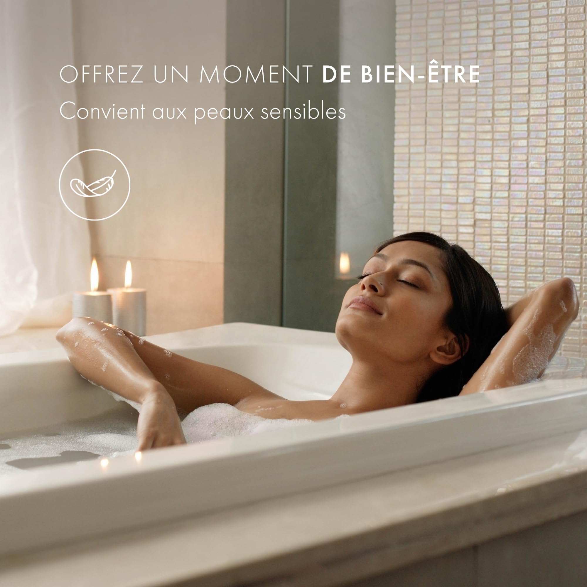 Satin Naturel Coffret 4 Bombes de Bain BIO Luxueuses Vegan – Cadeau Bien-Être pour Femme – Boules de Bain Premium – Idée Cadeau Anniversaire pour Elle – Naturcosmétique