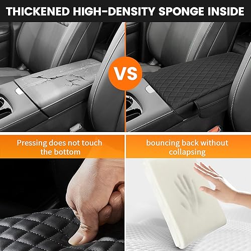 Miniatura 159 de Ajuste personalizado para funda de consola central Ford F150 2015-2020, 2017-2022 F250 F350 F450, 2018-2024 Ford Expedition Protector de funda