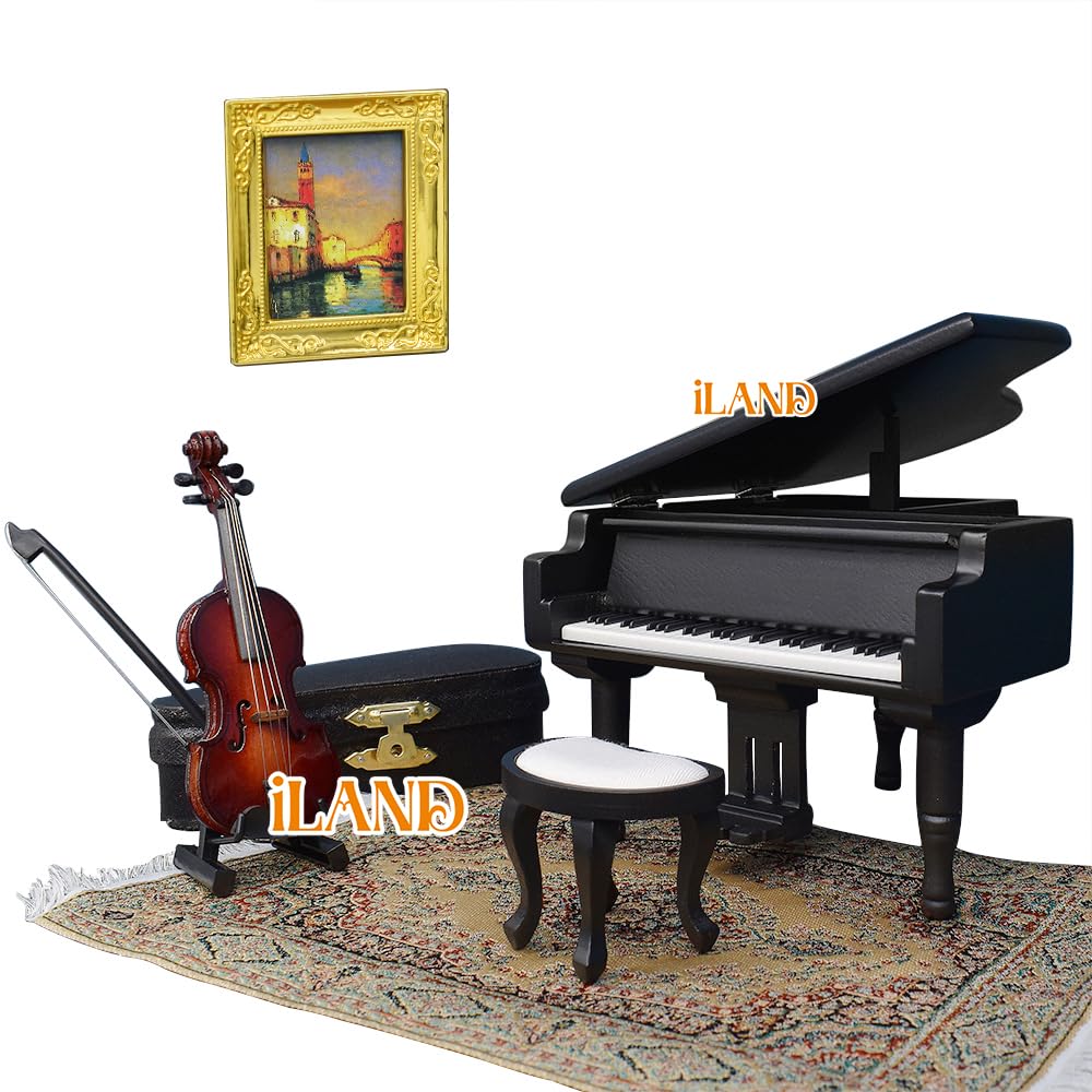 Amazon.com: iLAND Piano Music Box & Miniature Violin w