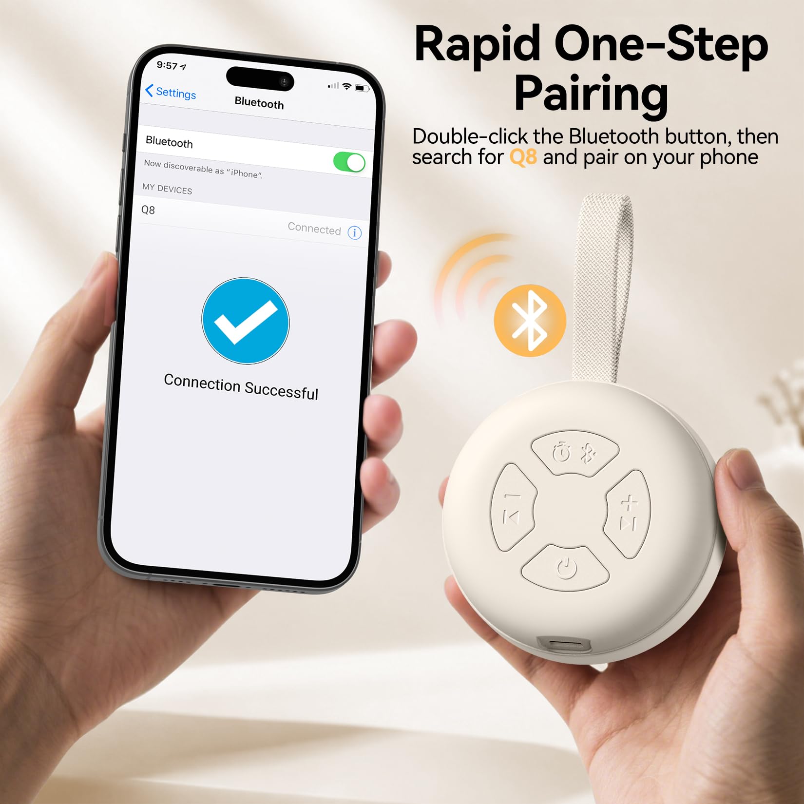 Máquina de sonido portátil para bebé, ruido blanco, 12 sonidos relajantes, cancelación de ruido para viajes, oficina, guardería, baby shower, regalo de registro, chupete para bebés, niños y