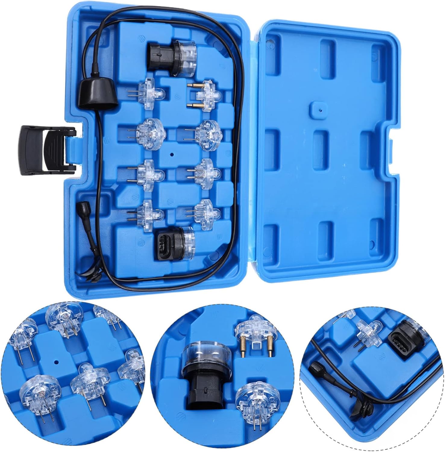 1set Injector Test Circuit Tester Automotive Maintenance Light Lamp Tool for Circuit Inspection and System Testing