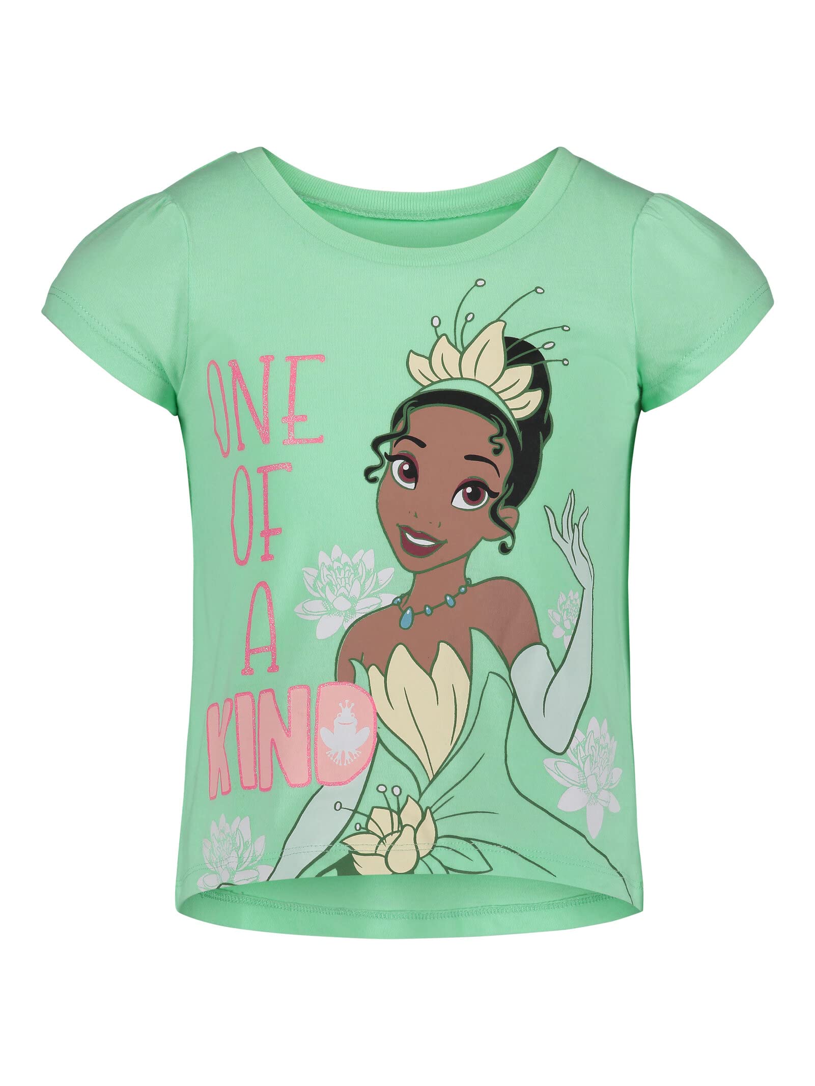 Disney Princess Toddler Girls Short Sleeve 4 Pack T-Shirts 3T