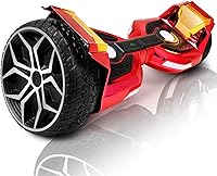 Emaxusa 8.5” All-Terrain Hoverboard: Off-Road Self-Balancing Scooter w/ Bluetooth Speaker, LED Lights, UL2272 Certified