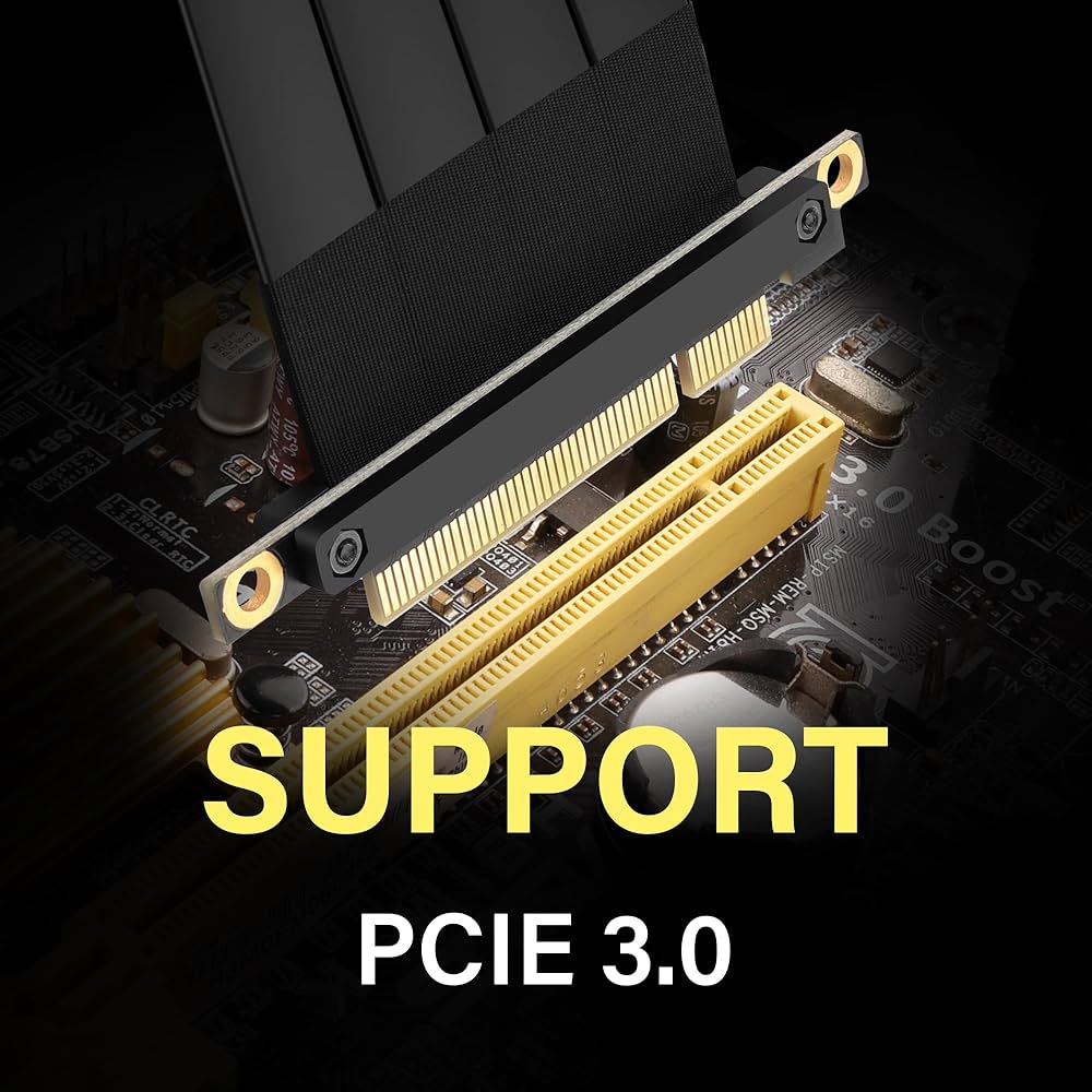 Cavo Prolunga PCIe 3.0 X8 Maschio A Femmina 25cm | Per Schede Video, SSD, Acquisizione